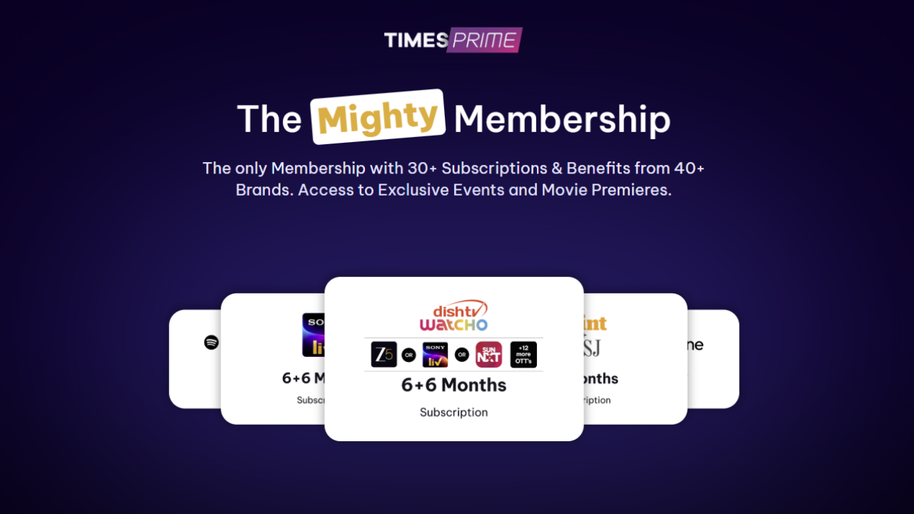 Get TimesPrime for ₹49 + Free PVR Movie Tickets