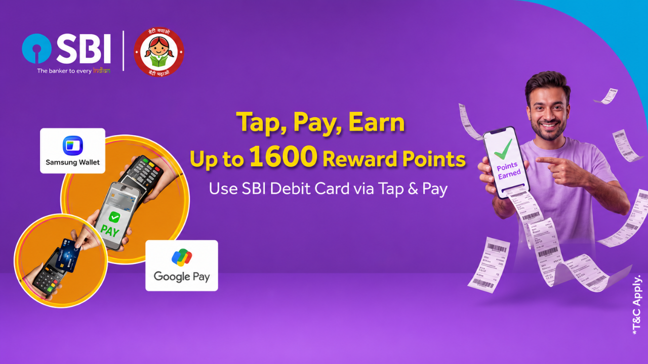 SBI Debit Card Savings Hack: Earn Flat 20% Cashback on Tap & Pay