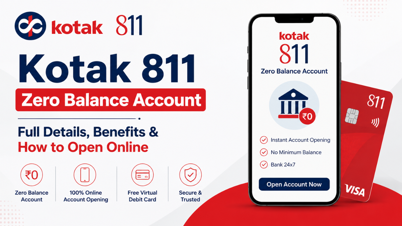 Kotak 811 Zero Balance Account: Full Details, Benefits & How to Open Online