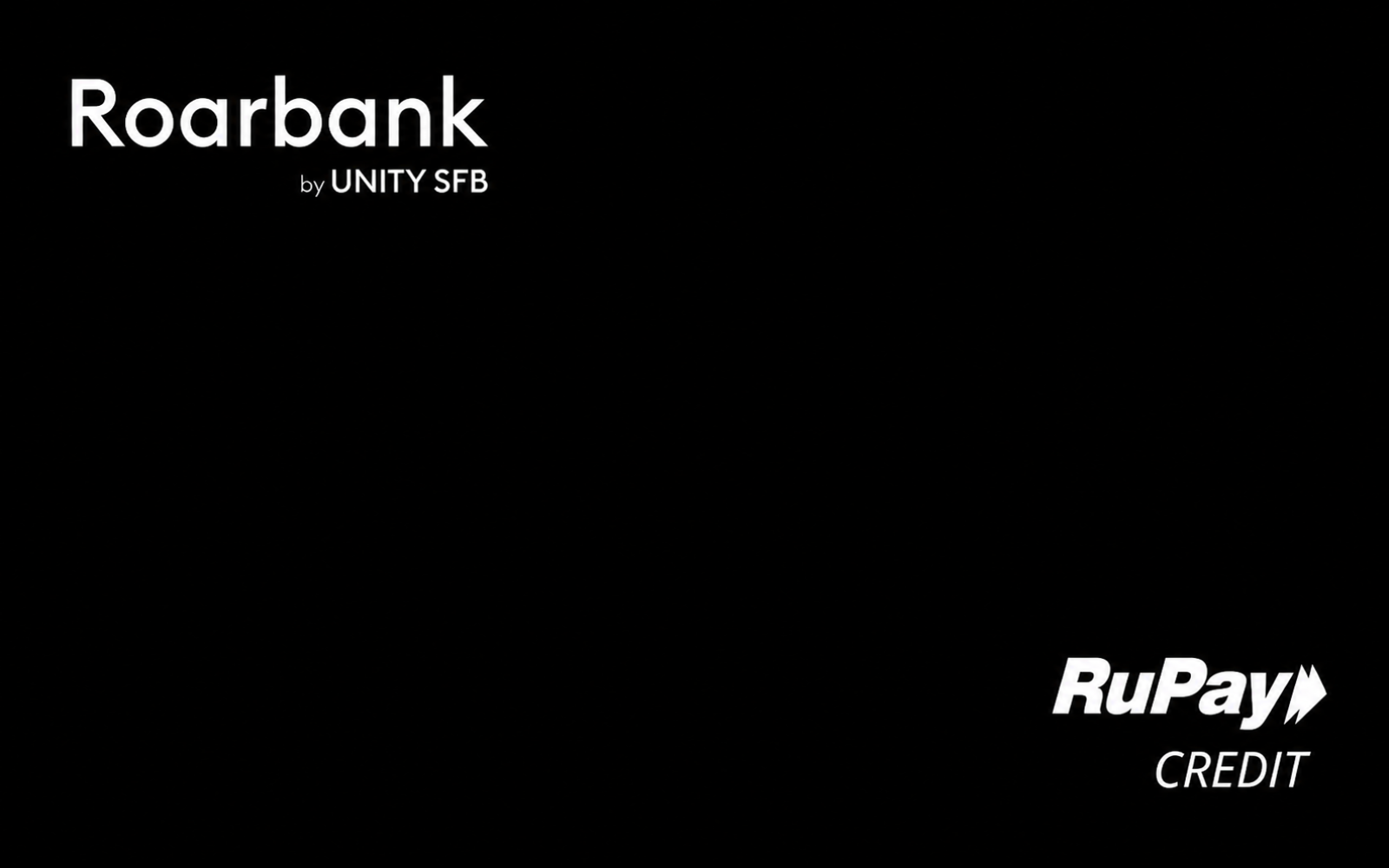 Roarbank RuPay Credit Card